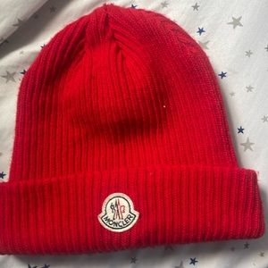 Red Moncler Hat